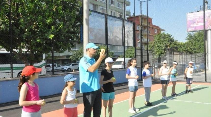 Tenis İl Spor Okulları Başladı