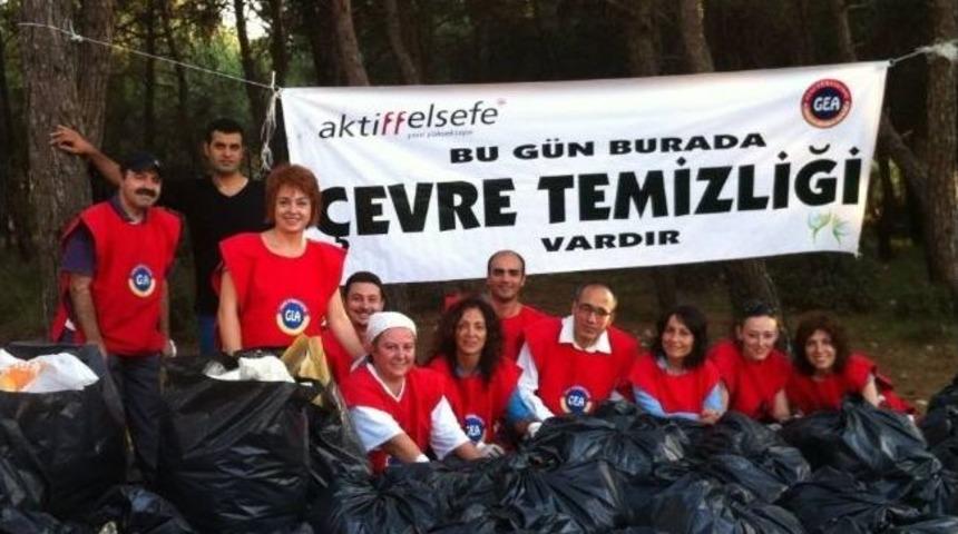 11 G&ouml;n&uuml;ll&uuml; Buca-tınaztepe&rsquo;de 480 Kilogram &Ccedil;&ouml;p Topladı...