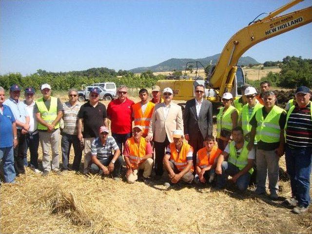 Vali Köşger Doğalgaz Boru Hattını İnceledi