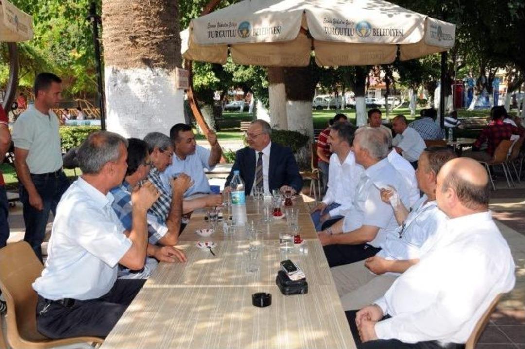 Başkan Erg&uuml;n Hafta Sonunu Turgutlu&rsquo;da Ge&ccedil;irdi