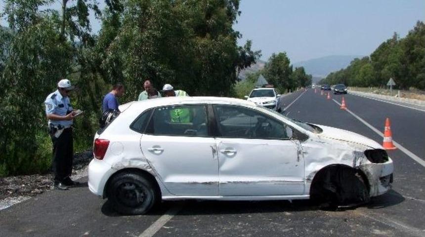 S&ouml;ke-bodrum Karayolunda Kaza; 4 Yaralı