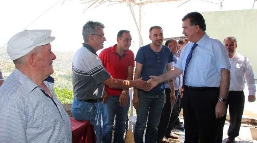 Vali Al, K&ouml;yleri Ziyaret Etti