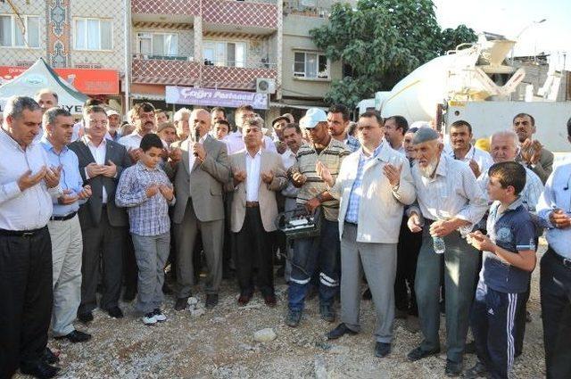 Oğuzeli Merkez Camii&rsquo;nin Temeli Atıldı 1