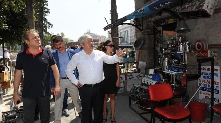 Akaydın, "sobacılar &Ccedil;arşısı Esnafının Yanındayım"