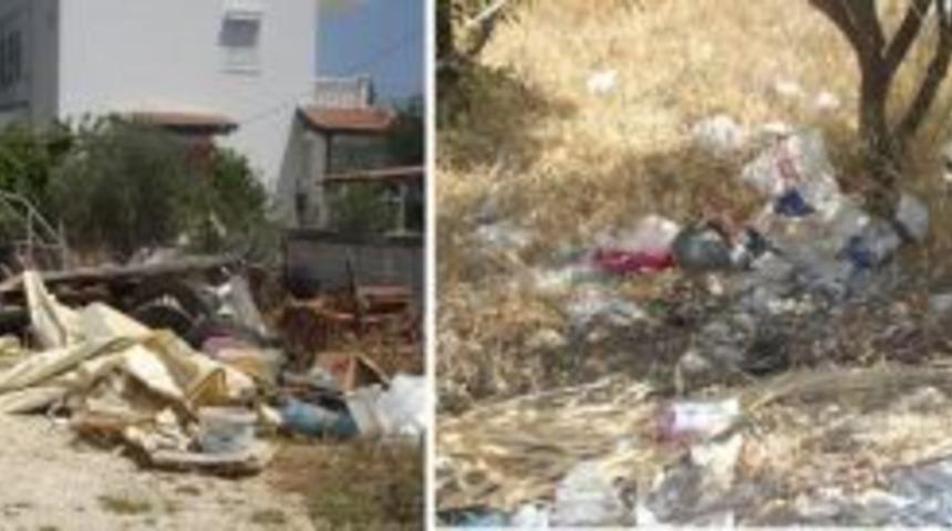 Turizm cenneti &ouml;ren beldesi &ccedil;&ouml;pl&uuml;k i&ccedil;inde