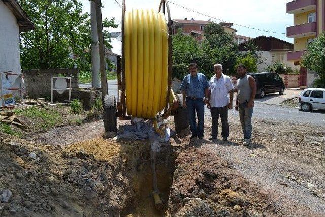 Alaplı Fatih Mahalesine Doğalgaz Ve Yol Müjdesi