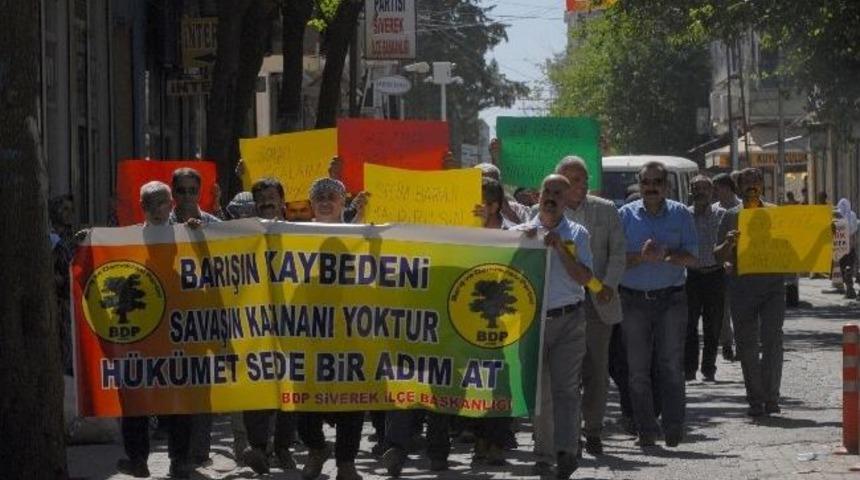 Bdp Siverek İl&ccedil;e Teşkilatı Basın A&ccedil;ıklaması D&uuml;zenledi