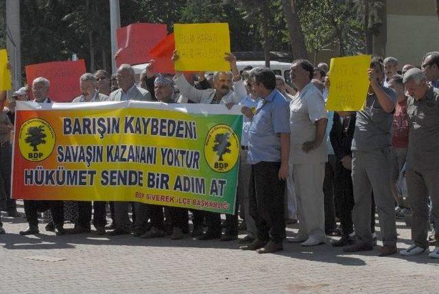 Bdp Siverek İl&ccedil;e Teşkilatı Basın A&ccedil;ıklaması D&uuml;zenledi 1