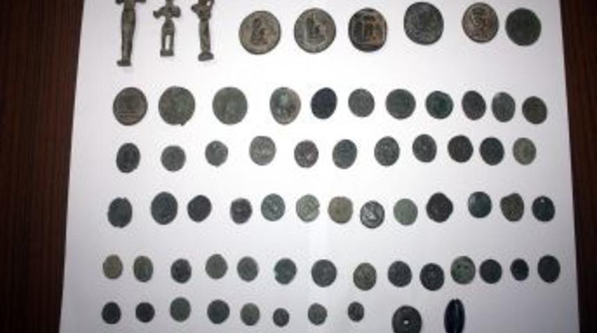 Reyhanlı&rsquo;da Tarihi Eser Ve Ka&ccedil;ak Sigara Ele Ge&ccedil;irildi