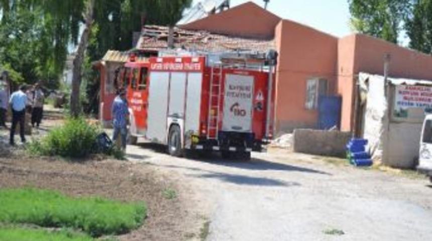 Kayseri&rsquo;de Korkutan Yangın