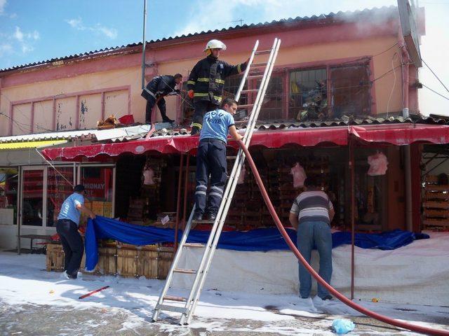 İtfaiye Eri Yangında Yaralandı