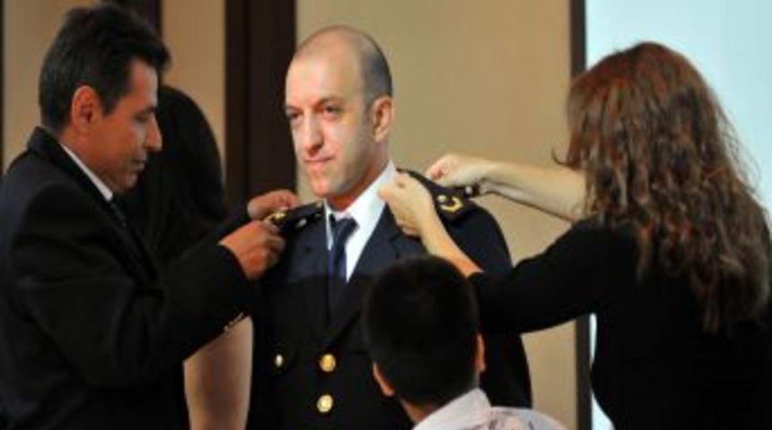 Antalya'da 49 Polis Terfi Heyecanı Yaşadı