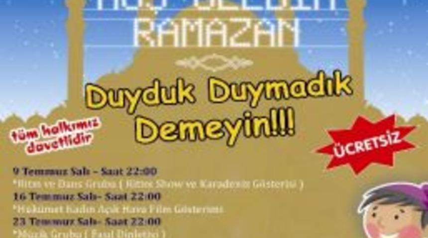 Kiraz Belediyesi&rsquo;nden Her Salı Ramazan Eğlencesi