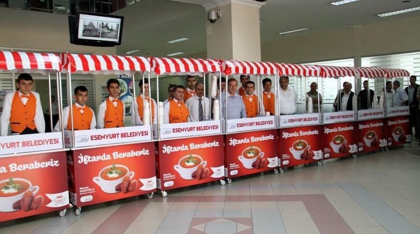 Esenyurt&rsquo;ta Ramazan Dolayısıyla &Ccedil;orba &Ccedil;eşmeleri Kuruldu