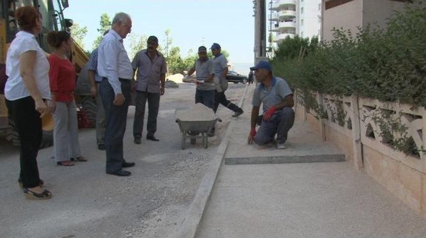Başkan Yıldırım Saha &Ccedil;alışmalarını İnceledi