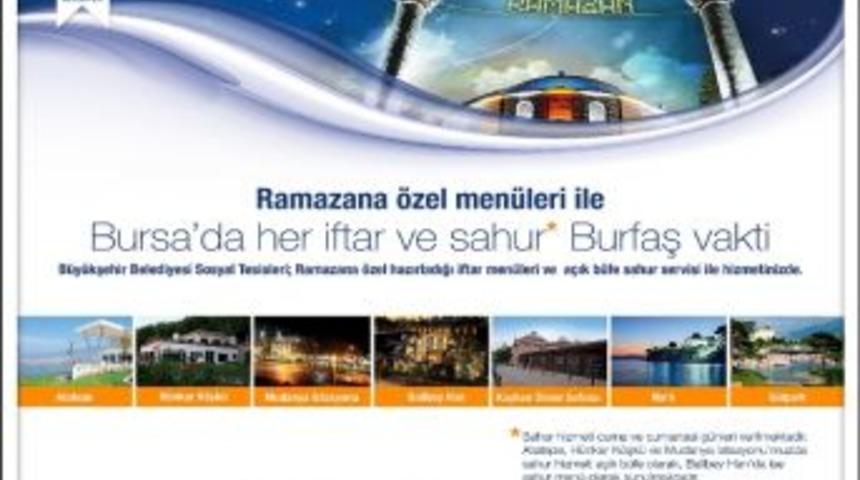 Burfaş'tan Ramazana &Ouml;zel Men&uuml;