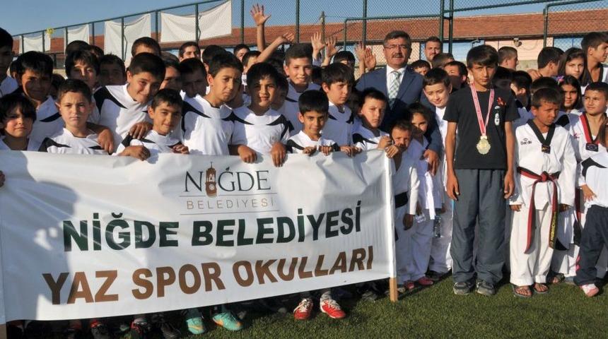 Niğde Belediyesi Yaz Spor Okulu Başladı