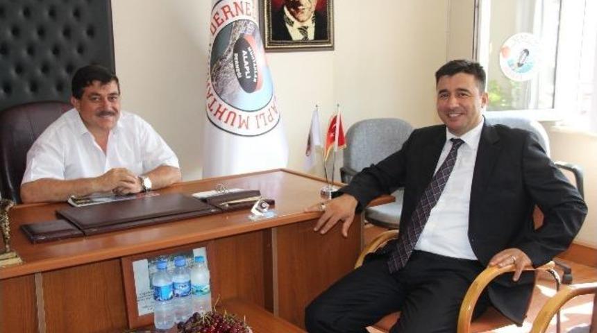 Kaymakam Malğa&ccedil;&rsquo;dan Uysal&rsquo;a Ziyaret