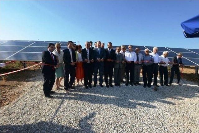 G&uuml;neş Enerjisi Santrali A&ccedil;ıldı 1