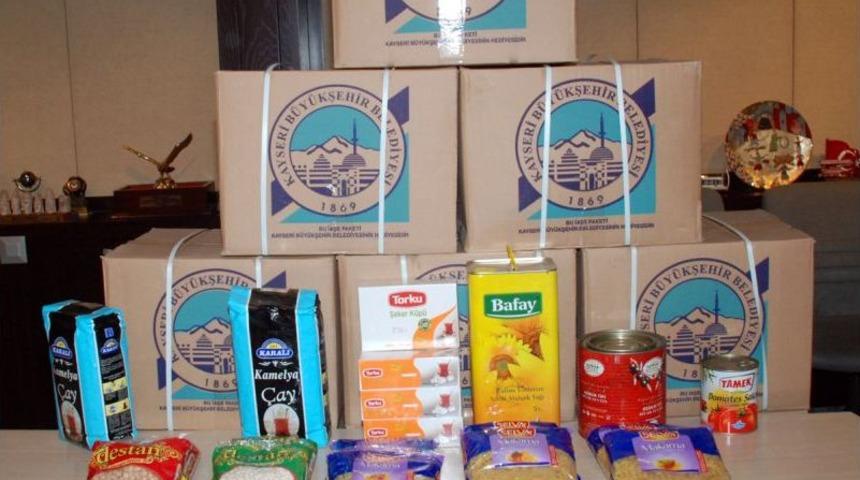 B&uuml;y&uuml;kşehir Belediyesi'nden, Ihtiya&ccedil; Sahibi 8 Bin Aileye Iaşe Paketi