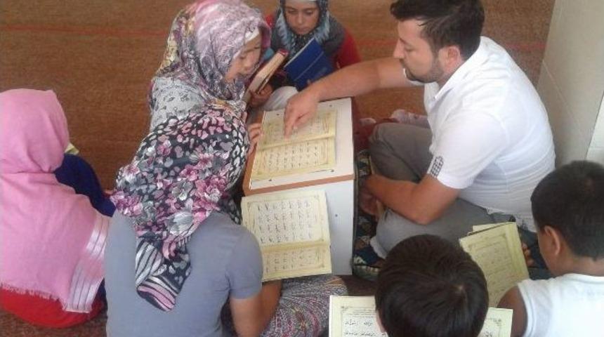 Sindelhöyük’te Kur’an Eğitimi Yeni Mescidde Başladı
