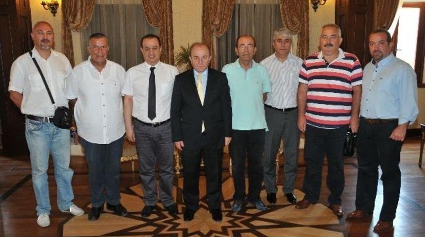 Tsyd Y&ouml;neticilerinden Vali &Ouml;zt&uuml;rk&rsquo;e Ziyaret