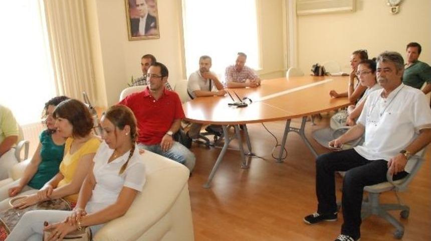 İtalya Yolcusu Dahot'tan Kaymakam&rsquo;a Ziyaret