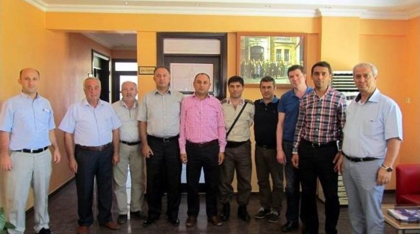 Emniyet M&uuml;d&uuml;r&uuml; Ve Jandarma Komutanı Ticaret Borsası&rsquo;nı Ziyaret Etti