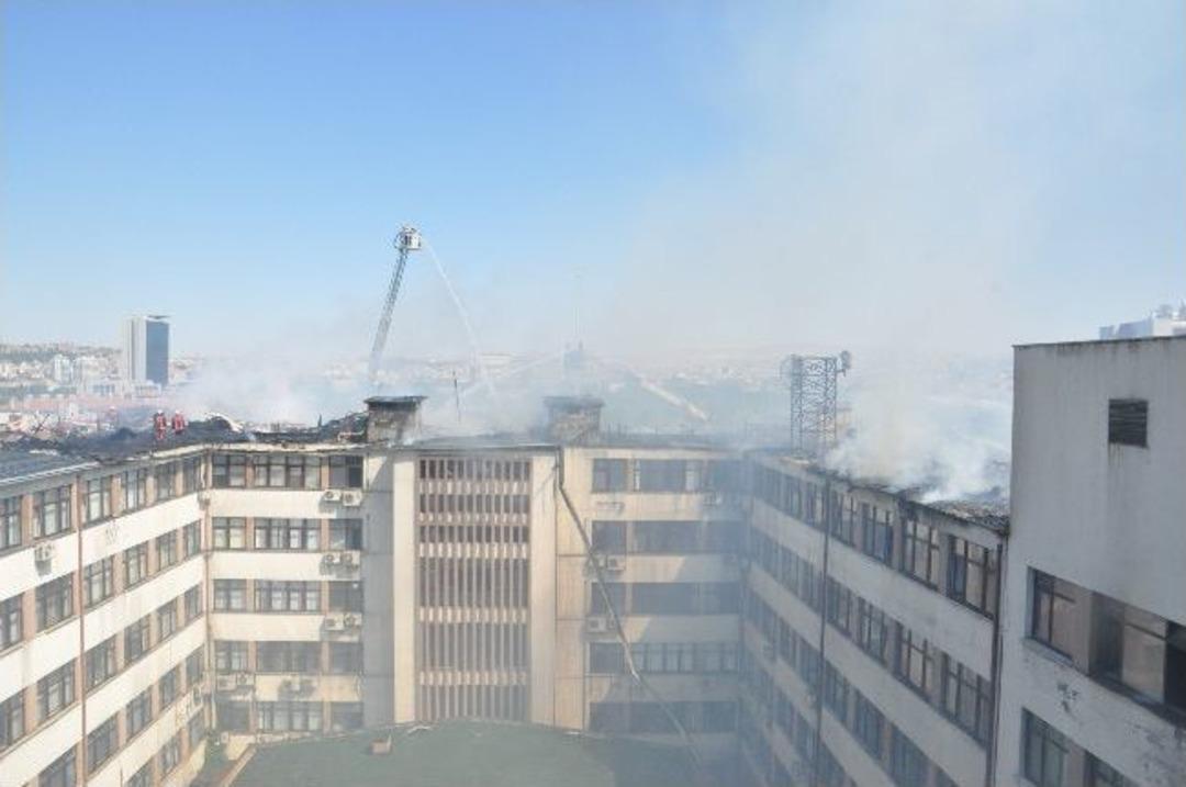 Dhmi Binasındaki Yangın S&ouml;nd&uuml;r&uuml;ld&uuml;