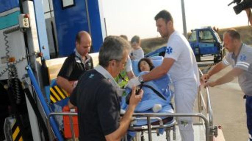 Doğum Sancısı Tutunca U&ccedil;ak Acil Iniş Yaptı