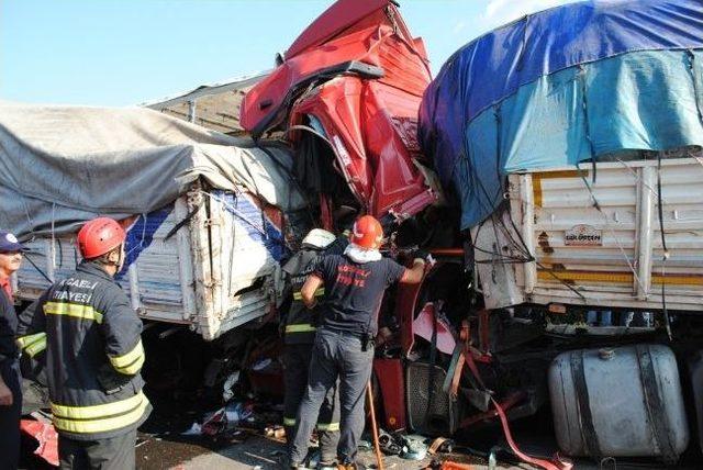 TEM Otoyolu nda zincirleme kaza: 1 ölü, 2 yaralı 2