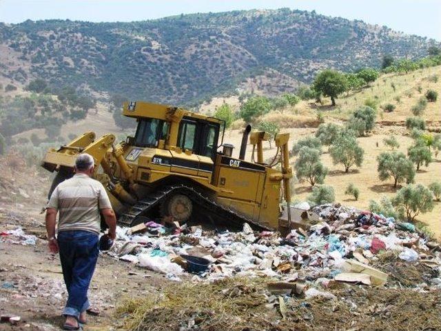 Büyükşehir’den Ödemiş Çevresindeki Çöplüklere Düzenleme