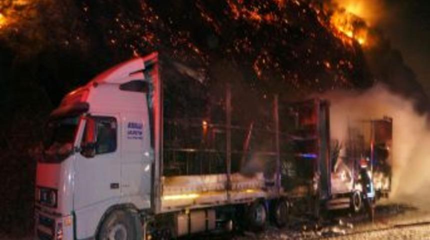 Mobilya Y&uuml;kl&uuml; TIR Alev Alev Yandı