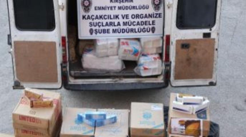 Kırşehir&rsquo;de Ka&ccedil;ak Sigara Operasyonu