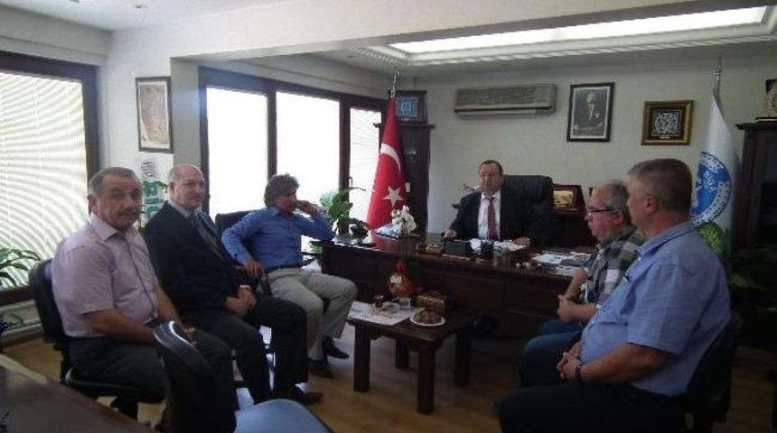 Sgk İl M&uuml;d&uuml;r&uuml;nden Şadan Doğan&rsquo;a Tebrik Ziyareti