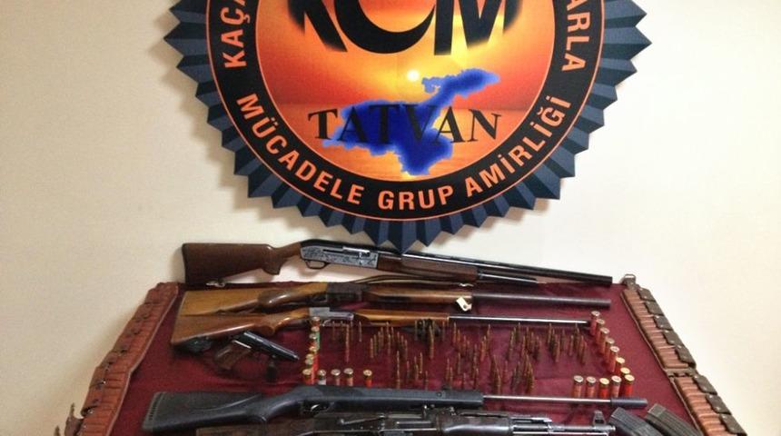 Bitlis&rsquo;te Silah Operasyonu