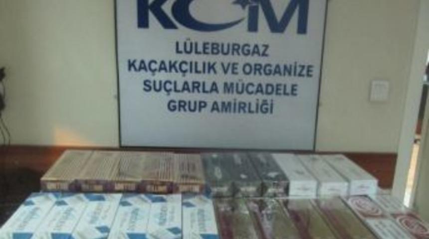 Kırklareli&rsquo;de Ka&ccedil;ak Sigara Operasyonu