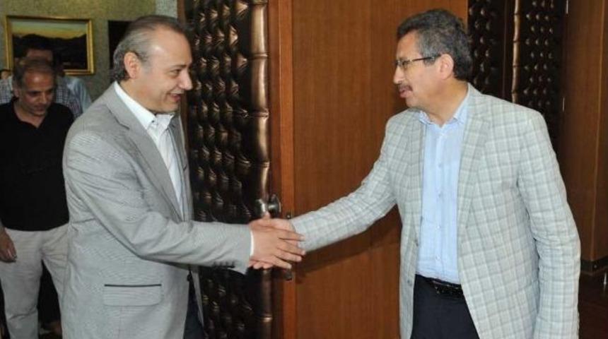 Gazeteciler Başkan Poyraz&rsquo;ı Ziyaret Etti