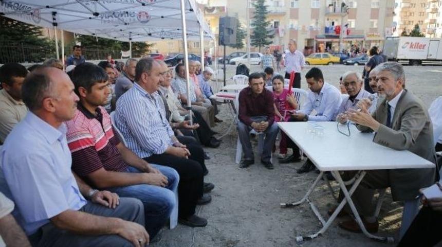 Başkan Tuna, Malazgirt Mahallesi Sakinleriyle Bir Araya Geldi