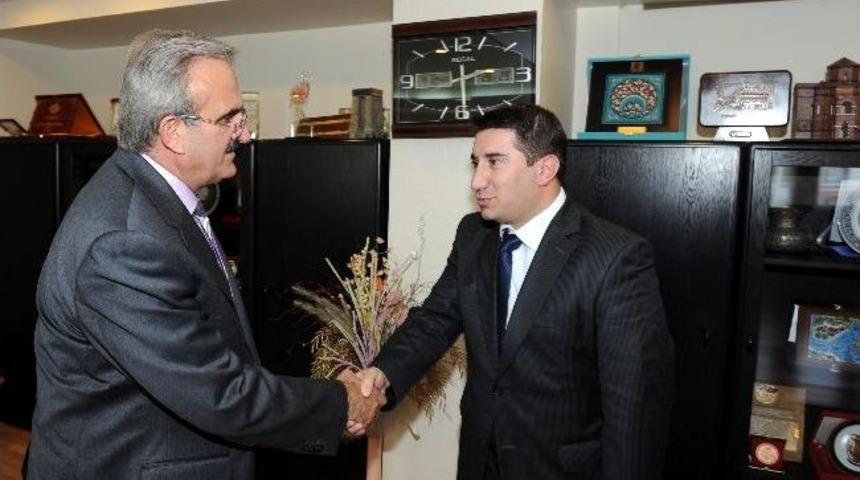 Vatbo Başkanı Toprak&rsquo;tan Vali Karaloğlu&rsquo;na Ziyaret