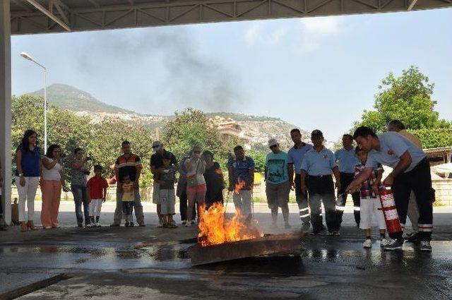 Alanya İtfaiyesinin Özel Ziyaretçileri