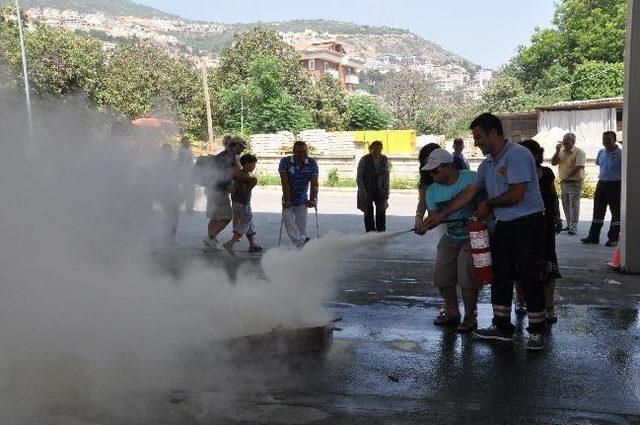 Alanya İtfaiyesinin Özel Ziyaretçileri