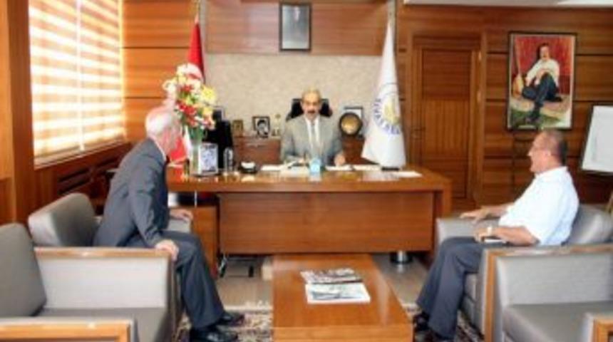 &Ccedil;edaş Yeni İl M&uuml;d&uuml;r&uuml; Ali Cesur, Başkan &Uuml;rg&uuml;p'&uuml; Ziyaret Etti