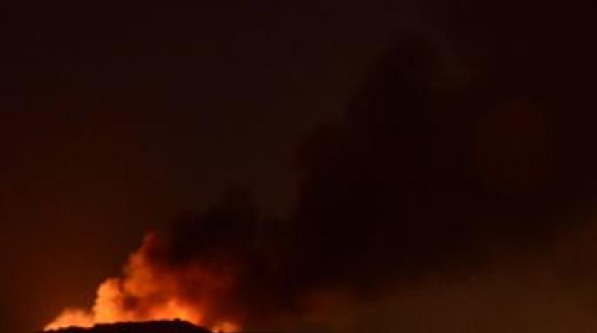 Harmandalı &Ccedil;&ouml;pl&uuml;ğ&uuml;nde Yangın