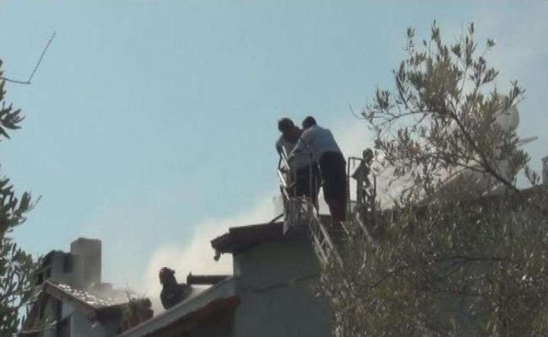 Fethiye&rsquo;deki Ev Yangını Korkuttu