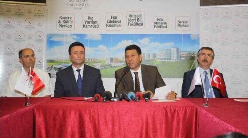 Melikşah &Uuml;niversitesi&rsquo;nin Yeni Rekt&ouml;r&uuml; Prof. Dr. Mahmut Mat G&ouml;reve Başladı