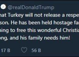 Trump Rahip Bronson'ın serbest bırakılması için çağrı yaptı