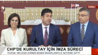 CHP'de toplanan imza sayısı 526! Muhalifler yeterli imza için gün verdi