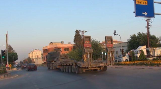 Suriye'ye askeri araç sevkiyatı sürüyor