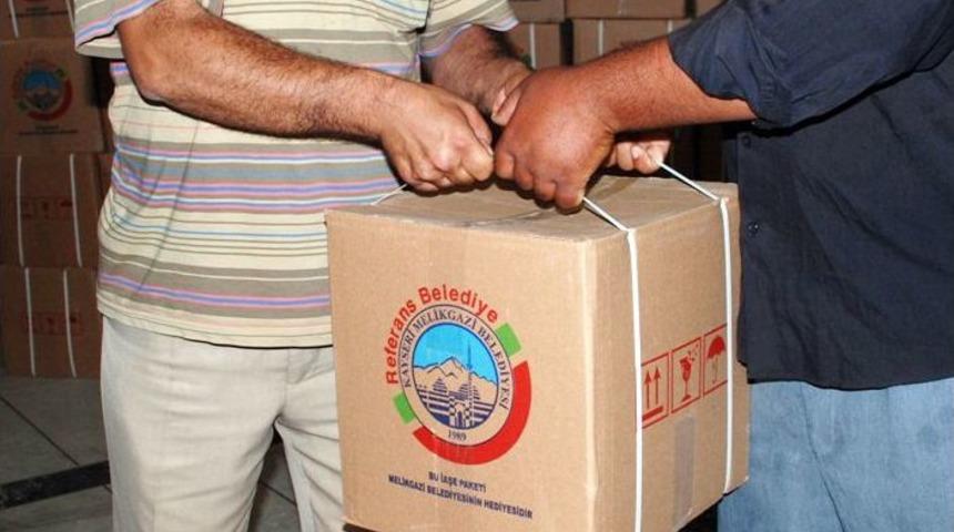 Melikgazi&rsquo;den Ihtiya&ccedil; Sahibi 4 Bin Kişiye Iaşe Paketi
